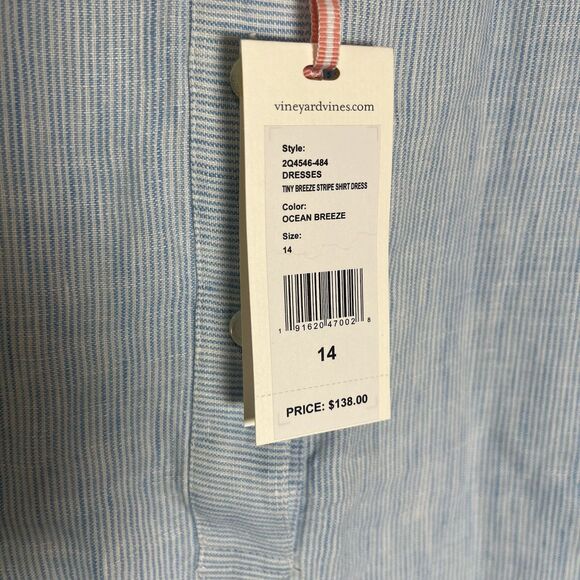 Vineyard Vines Light Blue Mini Dress - Picture 5 of 8